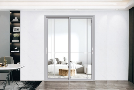 Modern Lattice Double Door