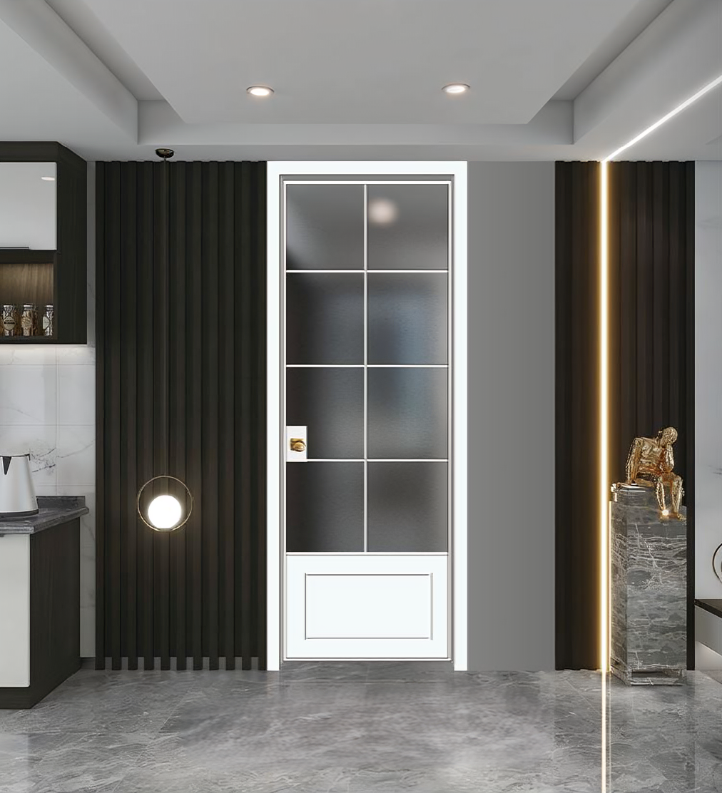 Frosted Elegance Door