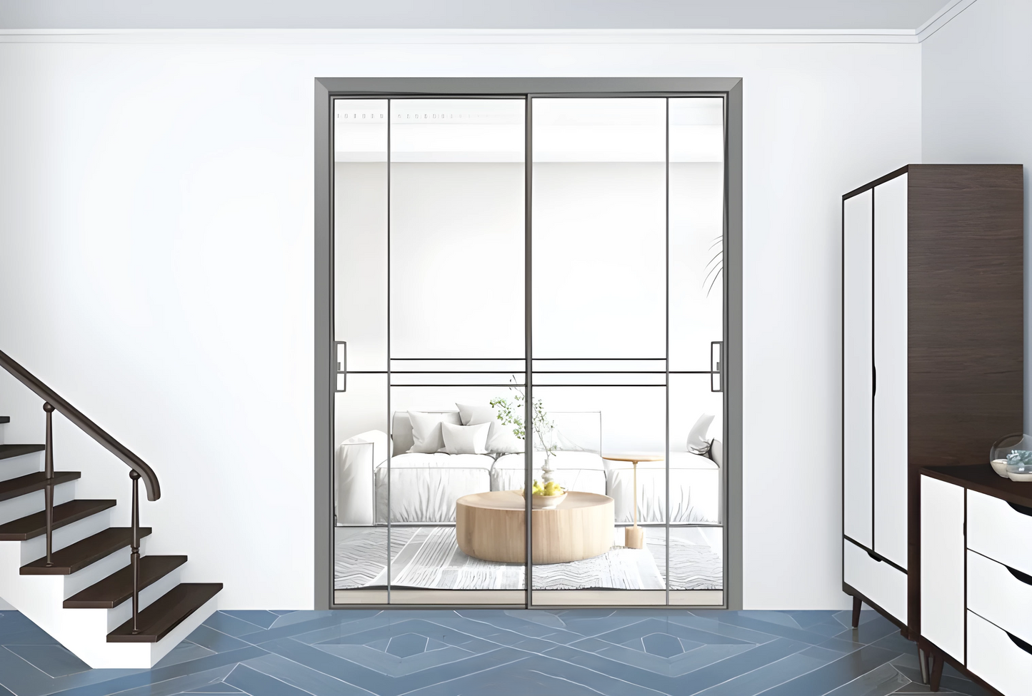 Horizon Double Glass Door