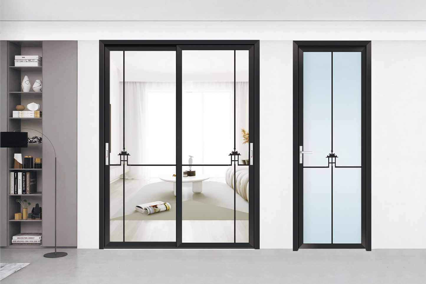 Starcrest Double Glass Doors